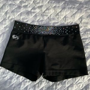 TOP GUN GK black practice shorts with sequence